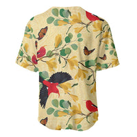 Aloha Hawaii Baseball Jersey I'iwi on Mamane Pastel Cream LT7 - Polynesian Pride