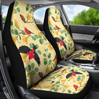 Aloha Hawaii Car Seat Cover I'iwi on Mamane Pastel Cream LT7 - Polynesian Pride
