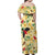 Aloha Hawaii Family Matching Off Shoulder Maxi Dress and Hawaiian Shirt I'iwi on Mamane Pastel Cream