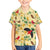 Aloha Hawaii Family Matching Off Shoulder Short Dress and Hawaiian Shirt I'iwi on Mamane Pastel Cream