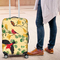 Aloha Hawaii Luggage Cover I'iwi on Mamane Pastel Cream LT7 Light Yellow - Polynesian Pride