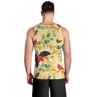 Aloha Hawaii Men Tank Top I'iwi on Mamane Pastel Cream LT7 - Polynesian Pride