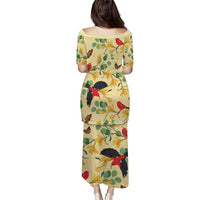 Aloha Hawaii Puletasi I'iwi on Mamane Pastel Cream LT7 - Polynesian Pride