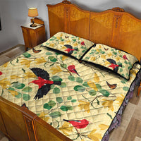 Aloha Hawaii Quilt Bed Set I'iwi on Mamane Pastel Cream LT7 - Polynesian Pride