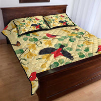 Aloha Hawaii Quilt Bed Set I'iwi on Mamane Pastel Cream LT7 - Polynesian Pride