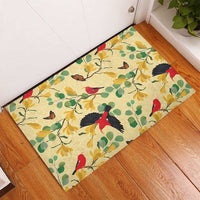 Aloha Hawaii Rubber Doormat I'iwi on Mamane Pastel Cream LT7 - Polynesian Pride