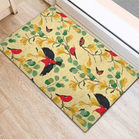 Aloha Hawaii Rubber Doormat I'iwi on Mamane Pastel Cream LT7 - Polynesian Pride