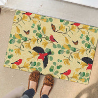 Aloha Hawaii Rubber Doormat I'iwi on Mamane Pastel Cream LT7 - Polynesian Pride