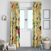 Aloha Hawaii Window Curtain I'iwi on Mamane Pastel Cream LT7 - Polynesian Pride