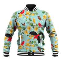 Aloha Hawaii Baseball Jacket I'iwi on Mamane Pastel Turquoise LT7 Unisex Turquoise - Polynesian Pride
