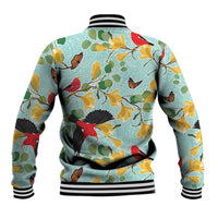 Aloha Hawaii Baseball Jacket I'iwi on Mamane Pastel Turquoise LT7 - Polynesian Pride