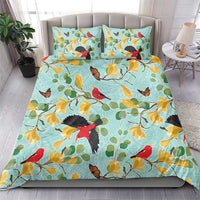 Aloha Hawaii Bedding Set I'iwi on Mamane Pastel Turquoise LT7 - Polynesian Pride