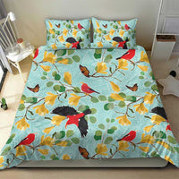 Aloha Hawaii Bedding Set I'iwi on Mamane Pastel Turquoise LT7 - Polynesian Pride