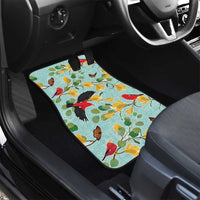 Aloha Hawaii Car Mats I'iwi on Mamane Pastel Turquoise LT7 - Polynesian Pride