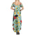 Aloha Hawaii Family Matching Summer Maxi Dress and Hawaiian Shirt I'iwi on Mamane Pastel Turquoise