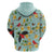 Aloha Hawaii Hoodie I'iwi on Mamane Pastel Turquoise