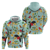 Aloha Hawaii Hoodie I'iwi on Mamane Pastel Turquoise LT7 - Polynesian Pride