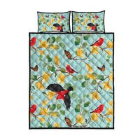 Aloha Hawaii Quilt Bed Set I'iwi on Mamane Pastel Turquoise LT7 - Polynesian Pride
