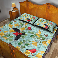 Aloha Hawaii Quilt Bed Set I'iwi on Mamane Pastel Turquoise LT7 - Polynesian Pride