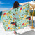 Aloha Hawaii Sarong I'iwi on Mamane Pastel Turquoise