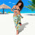 Aloha Hawaii Sarong I'iwi on Mamane Pastel Turquoise