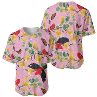 Aloha Hawaii Baseball Jersey I'iwi on Mamane Pastel Pink LT7 - Polynesian Pride