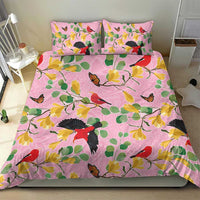 Aloha Hawaii Bedding Set I'iwi on Mamane Pastel Pink LT7 - Polynesian Pride