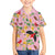 Aloha Hawaii Family Matching Off Shoulder Short Dress and Hawaiian Shirt I'iwi on Mamane Pastel Pink