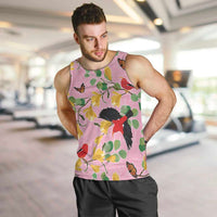 Aloha Hawaii Men Tank Top I'iwi on Mamane Pastel Pink LT7 Pink - Polynesian Pride