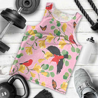 Aloha Hawaii Men Tank Top I'iwi on Mamane Pastel Pink LT7 - Polynesian Pride