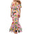 Aloha Hawaii Mermaid Dress I'iwi on Mamane Pastel Pink