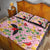 Aloha Hawaii Quilt Bed Set I'iwi on Mamane Pastel Pink