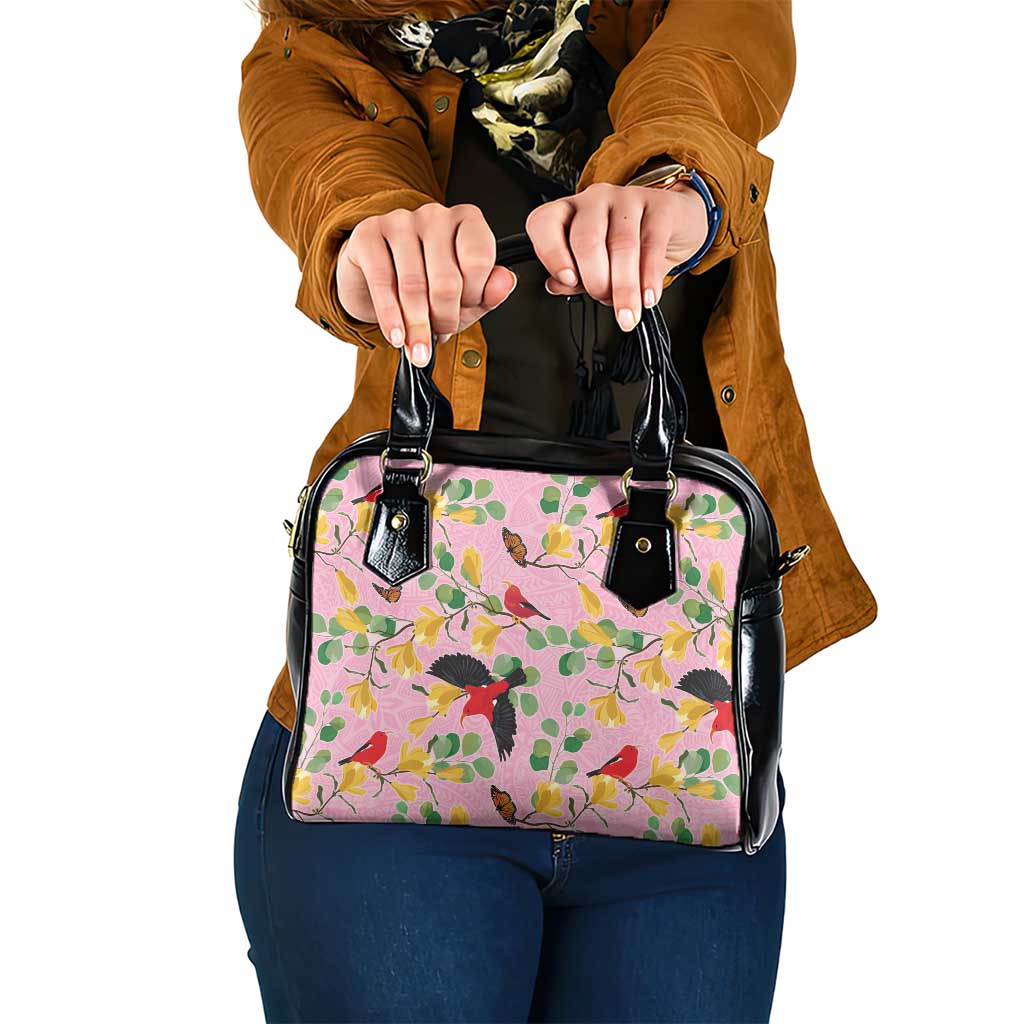Aloha Hawaii Shoulder Handbag I'iwi on Mamane Pastel Pink LT7 One Size Pink - Polynesian Pride