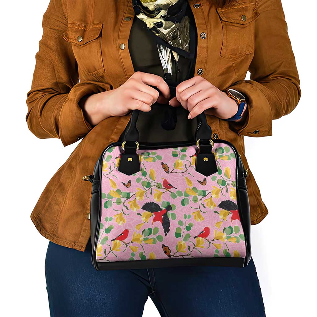 Aloha Hawaii Shoulder Handbag I'iwi on Mamane Pastel Pink LT7 - Polynesian Pride