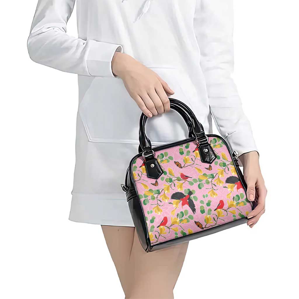 Aloha Hawaii Shoulder Handbag I'iwi on Mamane Pastel Pink LT7 - Polynesian Pride