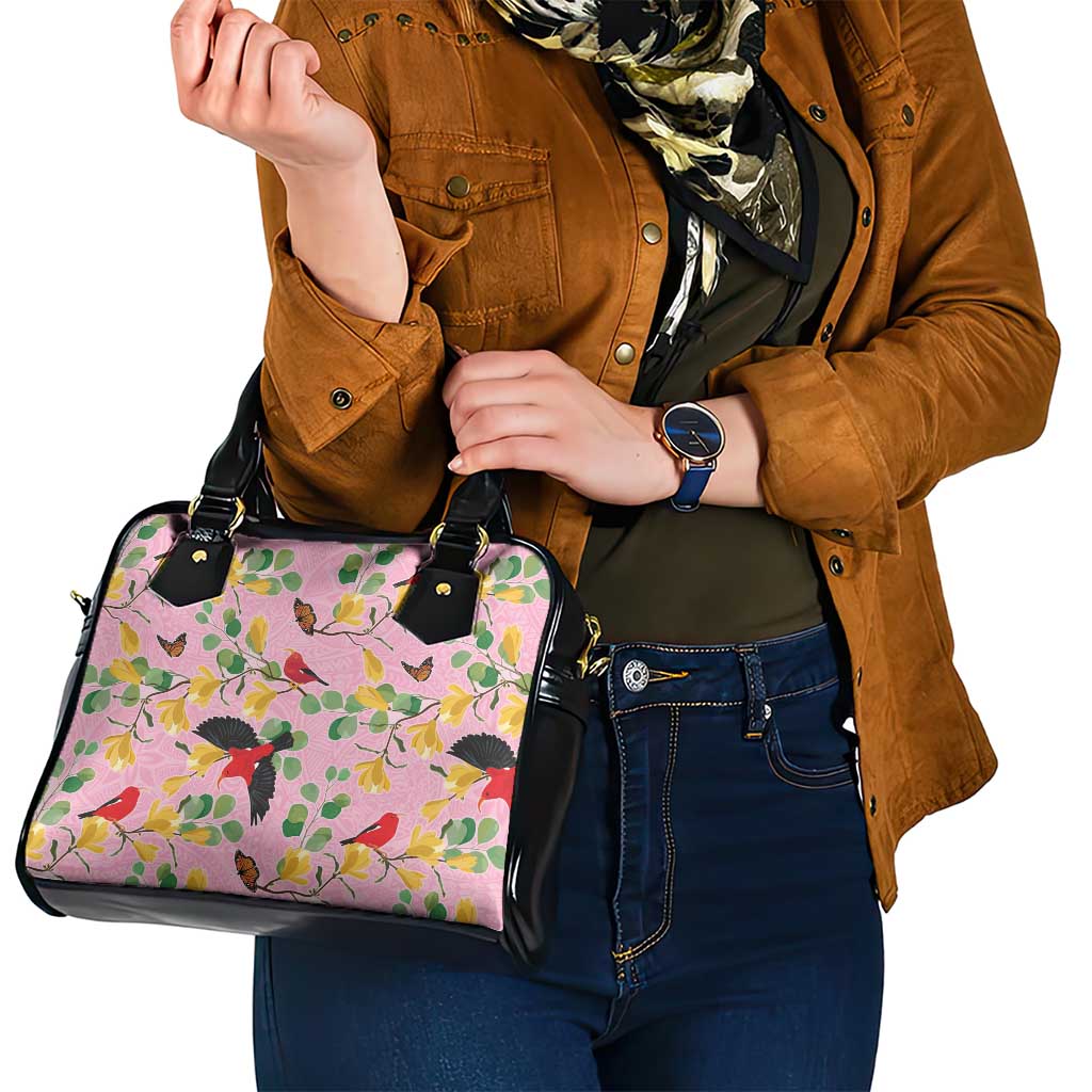Aloha Hawaii Shoulder Handbag I'iwi on Mamane Pastel Pink LT7 - Polynesian Pride