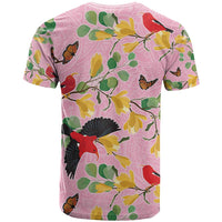 Aloha Hawaii T Shirt I'iwi on Mamane Pastel Pink LT7 - Polynesian Pride