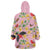 Aloha Hawaii Wearable Blanket Hoodie I'iwi on Mamane Pastel Pink