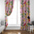 Aloha Hawaii Window Curtain I'iwi on Mamane Pastel Pink