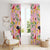 Aloha Hawaii Window Curtain I'iwi on Mamane Pastel Pink