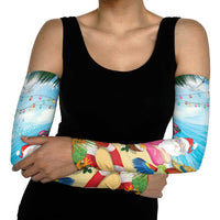 Have Yourself A Beachy Little Christmas Arm Sleeves with Santa Chilling LT7 - Polynesian Pride