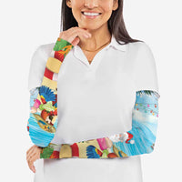Have Yourself A Beachy Little Christmas Arm Sleeves with Santa Chilling LT7 - Polynesian Pride