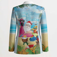 Have Yourself A Beachy Little Christmas Blazer with Santa Chilling LT7 - Polynesian Pride