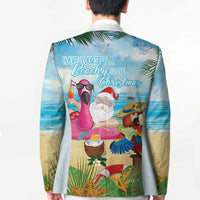 Have Yourself A Beachy Little Christmas Blazer with Santa Chilling LT7 - Polynesian Pride