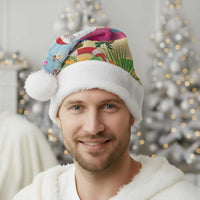 Have Yourself A Beachy Little Christmas Santa Hat with Santa Chilling LT7 - Polynesian Pride