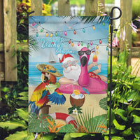 Have Yourself A Beachy Little Christmas Garden Flag with Santa Chilling LT7 Garden Flag Colorful - Polynesian Pride