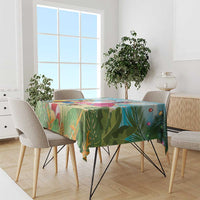 Have Yourself A Beachy Little Christmas Tablecloth with Santa Chilling LT7 - Polynesian Pride