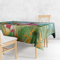 Have Yourself A Beachy Little Christmas Tablecloth with Santa Chilling LT7 - Polynesian Pride