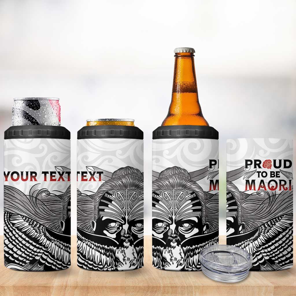 Aotearoa Personalized 4 in 1 Can Cooler Tumbler Proud To Be Maori LT7 - Polynesian Pride