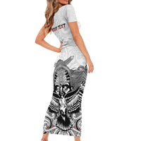 Aotearoa Personalized Short Sleeve Bodycon Dress Proud To Be Maori LT7 - Polynesian Pride